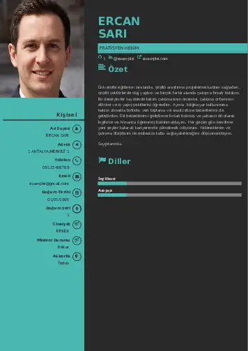 Pratisyen Hekim Cv Örnekleri cv indir